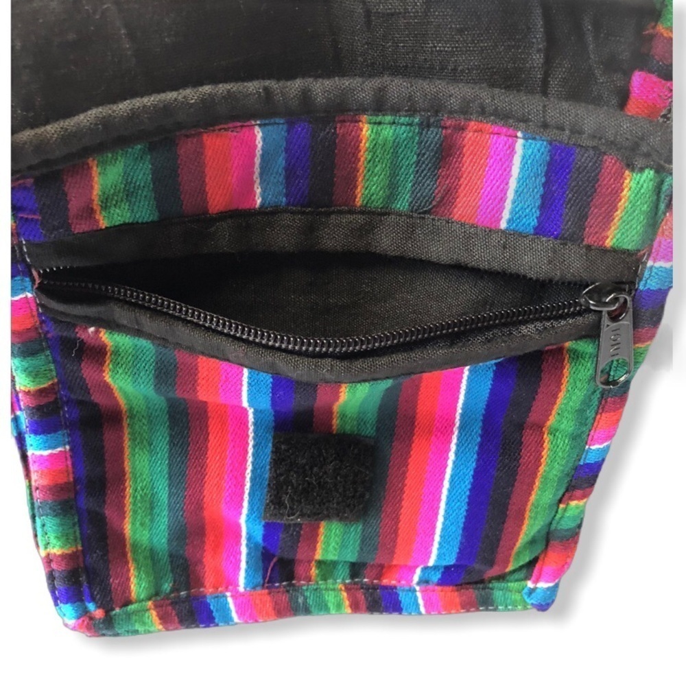 Toni Boho Gypsy Festival Rainbow Fringe Crossbody Bag - Picture 6 of 9